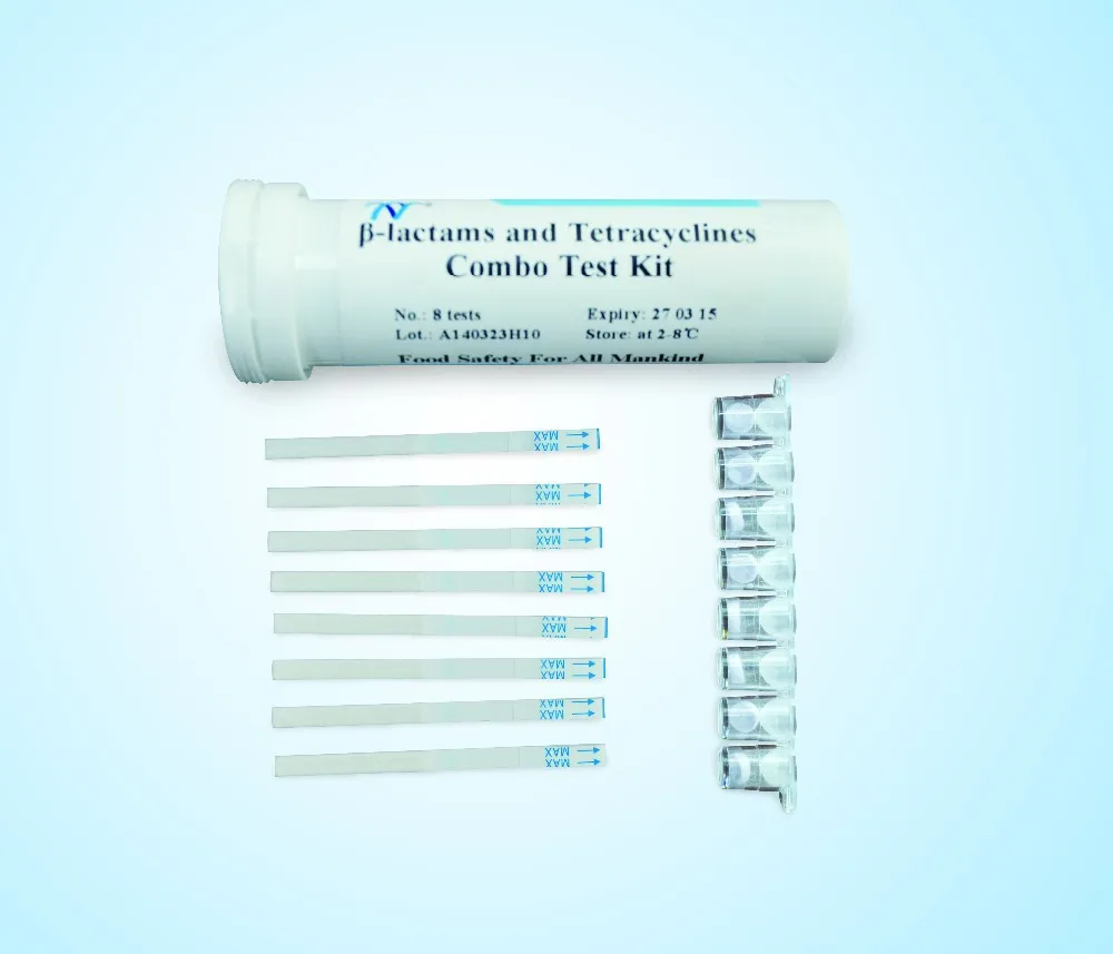 
Beta-lactams and Tetracyclines Combo rapid test kits for milk/rapid test strip 