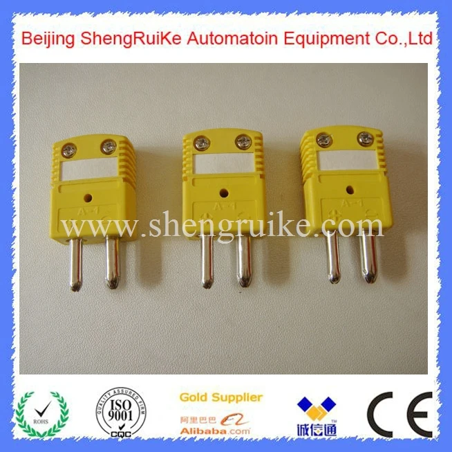 K Type Thermocouple Connector Male And Female/k Type Thermocouple