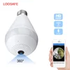 Loosafe wireless HD 960P V380 Panoramic 360 Wifi Hidden Spy Camera Wireless bulb ip camera