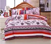 100% polyester new model casual and fashion bedsheet fabric with big flower and patterns