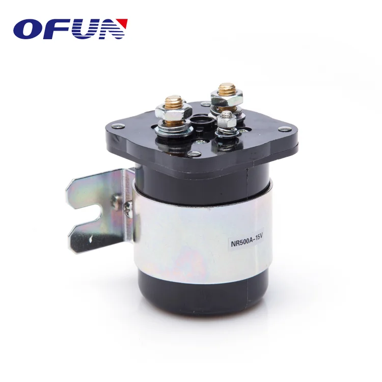 OFUN Normally Open Single Pole Motor Control 12V Dc Contactor Relay 500A