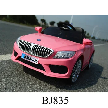pink bmw ride on car