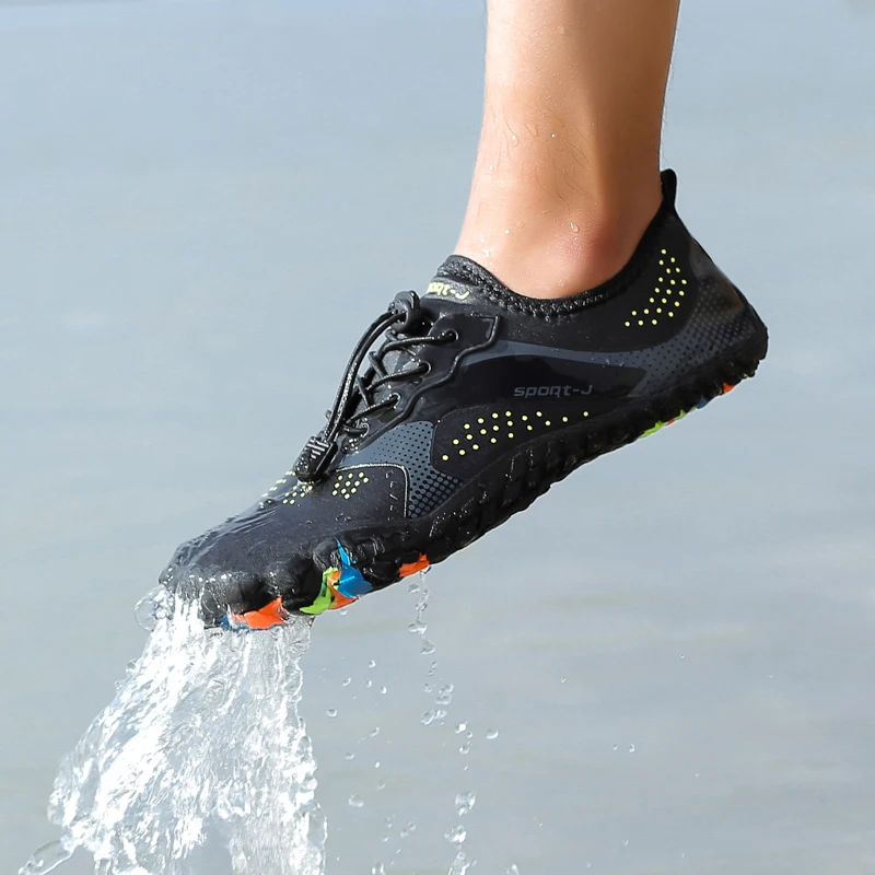 Men Five Toe Pool Aqua Sock Water Shoes Barefoot Socks S - Buy Aqua ...
