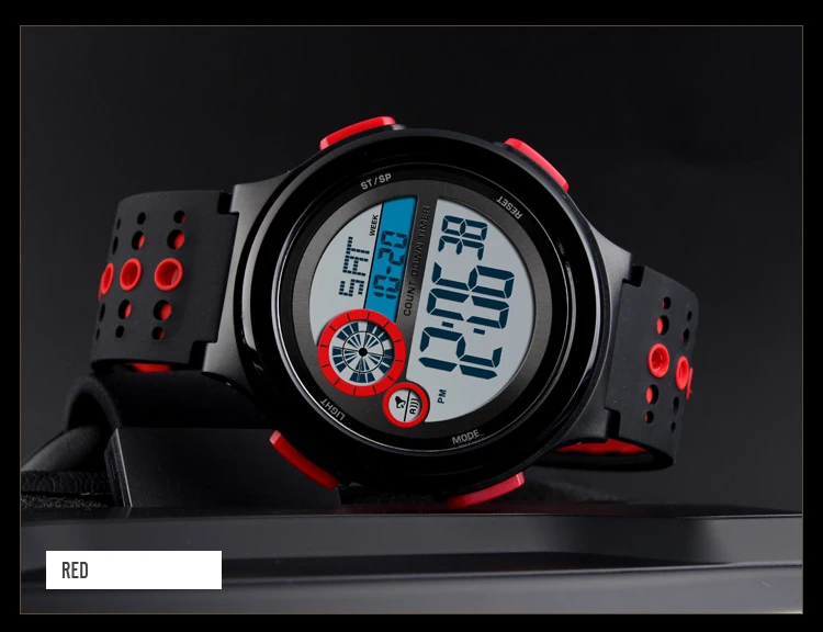SKMEI 1374 Мужчины цифровые часы движение Многофункциональный Открытый спортивные часы