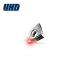 PCD insert with chip breaker for cutting different materials