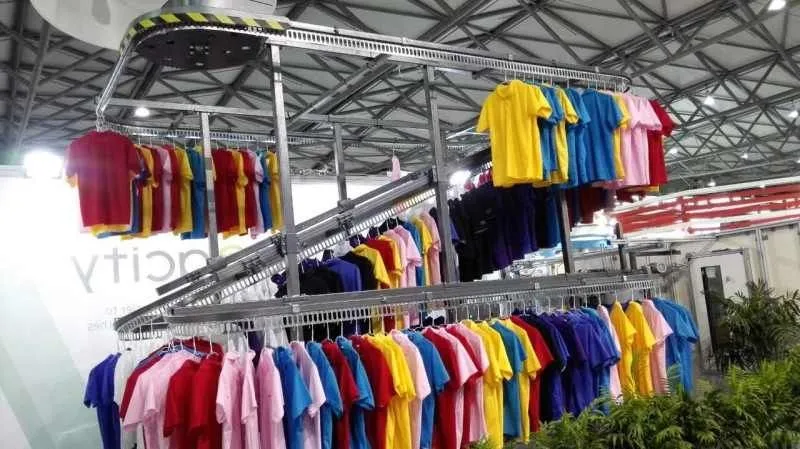 Garment Elevator Hanging Conveyor Garment - Buy Hanging Conveyor ...