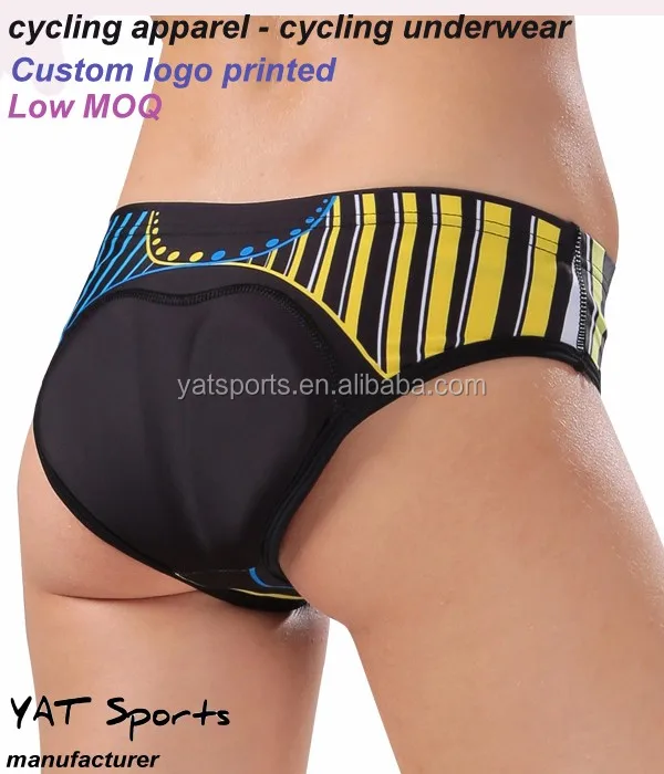 ladies padded cycling underwear