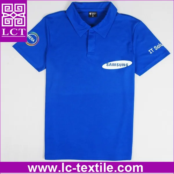 Low Price Polyester Quick Dry Samsung Uniform Polo Tshirt With Custom ...