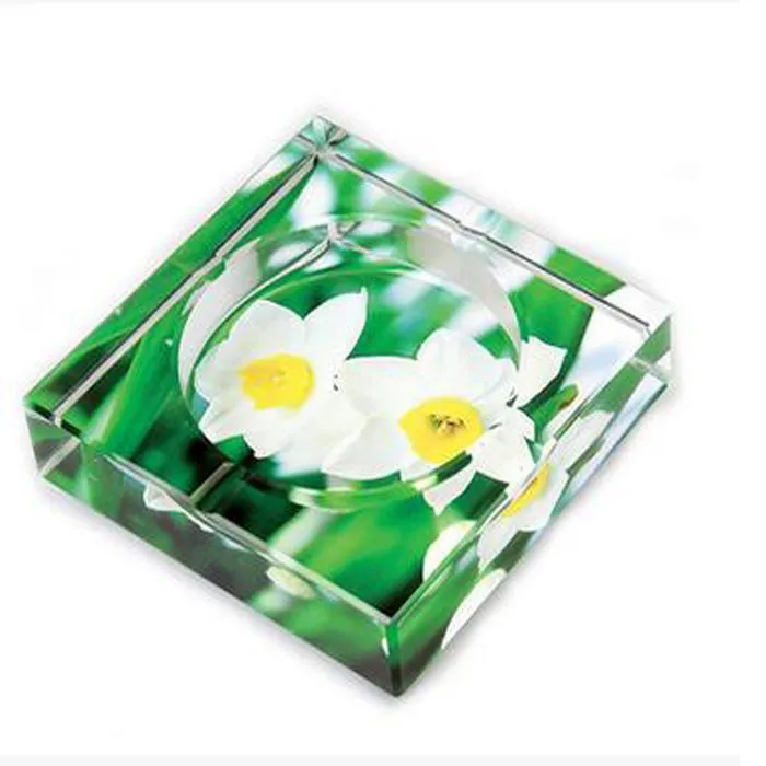 wholesale cheap crystal ashtray crystal cigar ashtray for home decoration