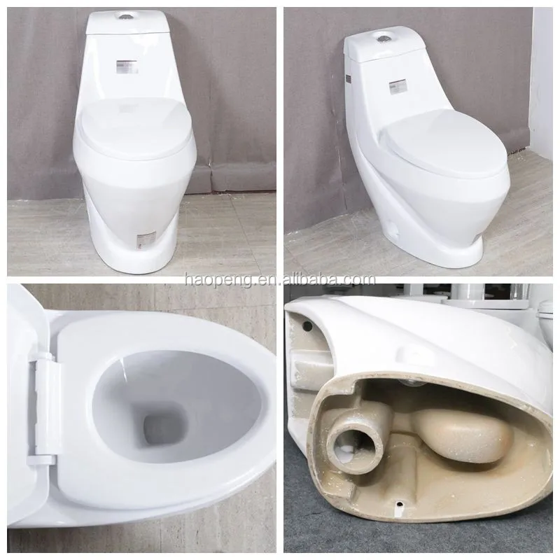 Hot Sale Washdown Wc Toilet One Piece Color Toilet Bowl For Saudi