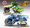 Flywheel motorcycle Wind wing cross country bricks building blocks for toys car gift SY7019