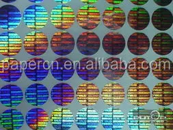Customized hologram 3 d label/sticker for Shampoo