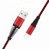 Amazon Best Selling Factory Hot Items Product Cell Phone Charger Nylon Braided USB Cable New For iPhone 7 8 X