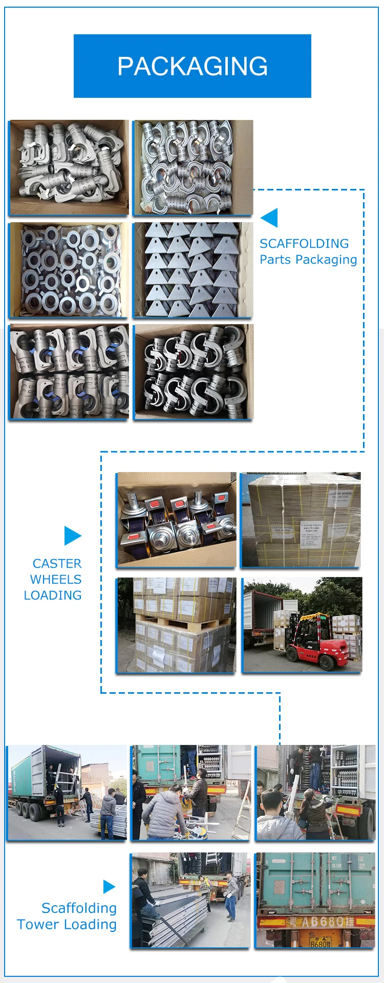 Wholesale Indoor Welding Folding Portable House Building Aluminium Mobile Scaffold