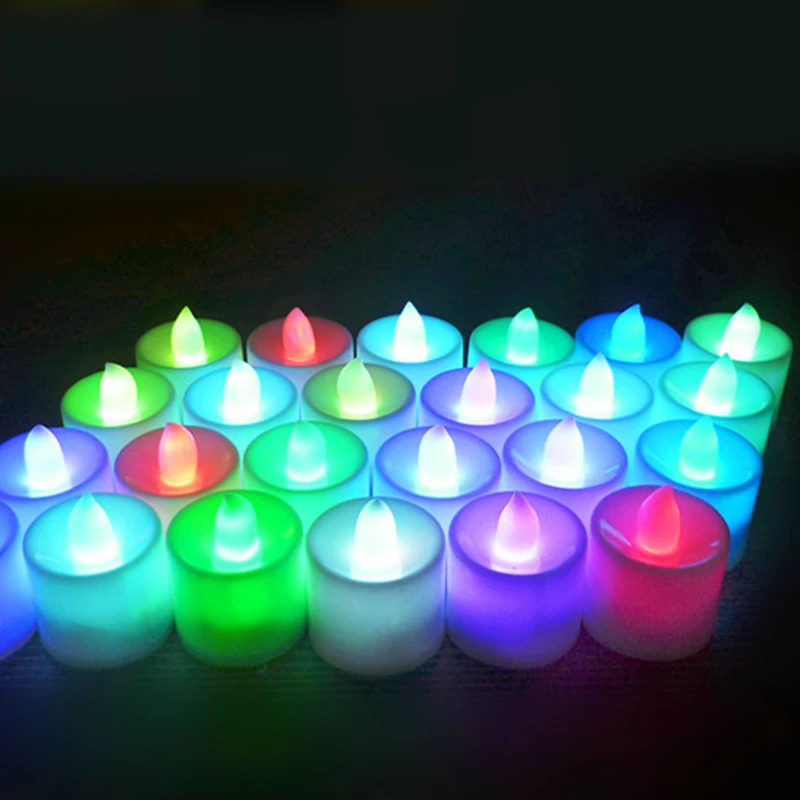 Outdoor Flameless Birthday Flicker Tealight Mini Led Candle Buy Led