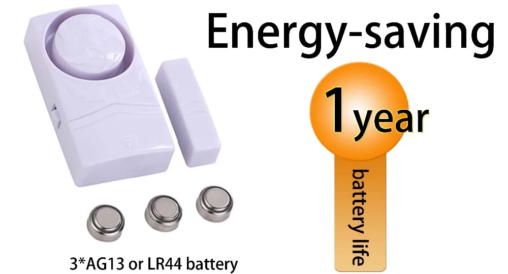 Super Mini Simple Operation Size Refrigerator Door Alarm 110db Super