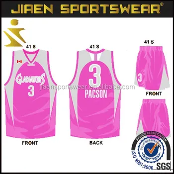 Oem Desain Warna Pink Terbaik Womens Basket Basket Jersey Seragam Seragam Desain Buy Womens Desain Basket Seragamterbaik Dalam Desain Seragam