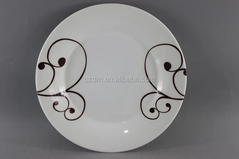 Strong 10" Melamine Serving plate Custom-made print