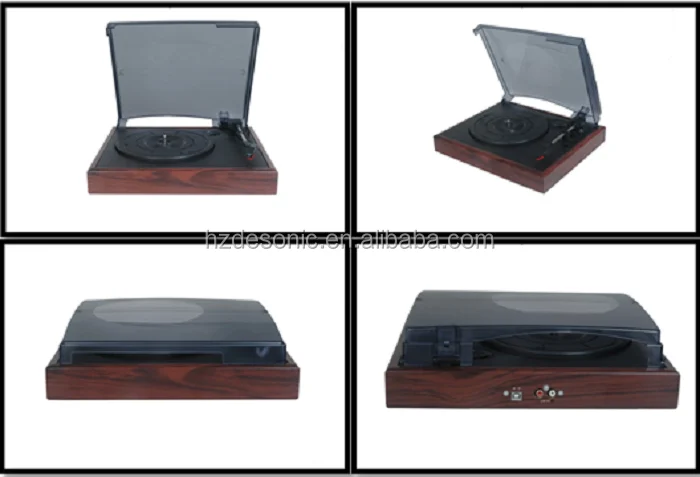 Automatic belt drive stereo turntable lp player audio gramophone