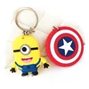 Cartoon Keychain Korea Cute Creative Key Ring Silicone Car Key Small Pendant Promotional Gift