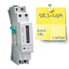 small size easy install single phase register display din-rail energy meter power meter