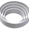 Al.Alloy Round Shaped Mousse Ring For Chain Bakery Store