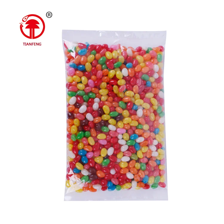 Cheap Halal Soft Candy Tianfeng Wholesale Jelly Bean Assorted Fruit 