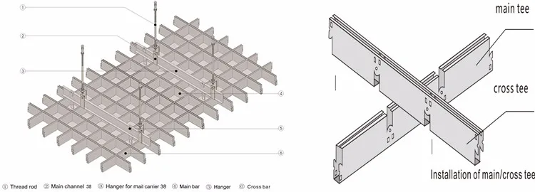 open ceiling_14 | Prance | Aluminum Ceiling | Metal Ceiling | PVC Panel | Calcium Silicate Board | Curtain Wall | Ceiling Tiles | False Ceiling | Mineral Fiber Ceiling | Gypsum Board | Fiber Cement Board