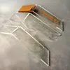 Manufacturers of cosmetics used tools eyebrow pencil display rack Rewind Z - type acrylic display stand
