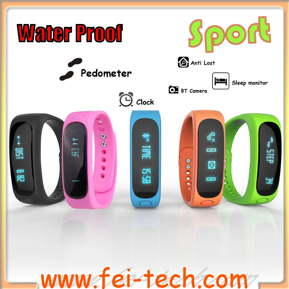 e02 Sport Bluetooth Smart Bracelet with healthy sleeping monitoring