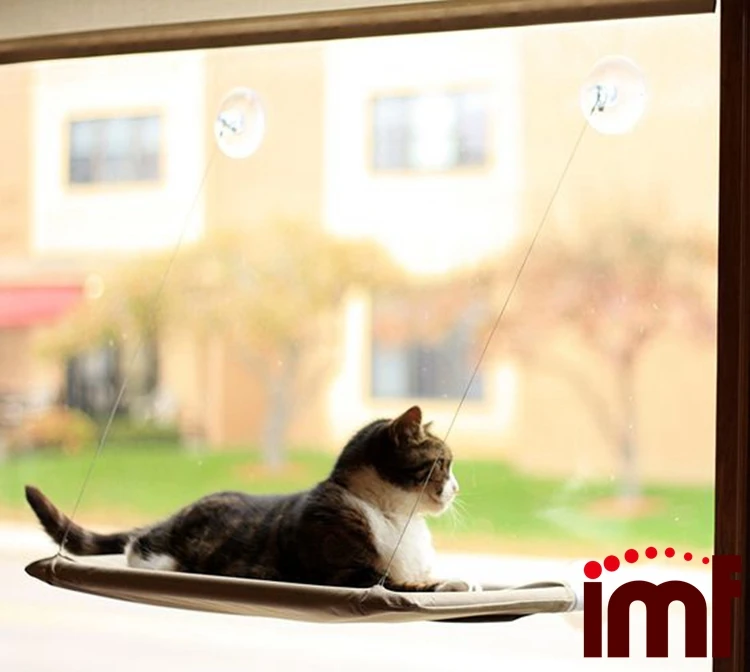 window mounted cat hammock