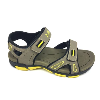 Indian Style Men Leather Sole Sports Sandals - Buy Men Leather Sole ...