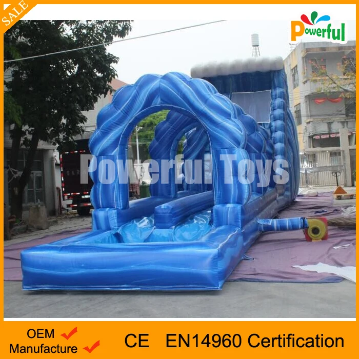 Commercial inflatable water slide slip n slide giant inflatable slide for kids and adult