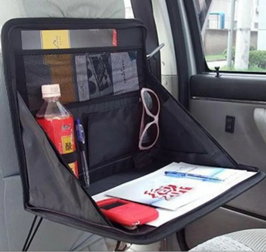 sac organisateur pour siège arrière de voiture Design61 Plateau de voiture pour ordinateur portable table de repas ou de travail 