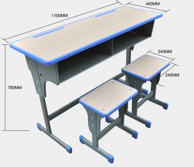 hot sale study chairs tables wooden furniture middle school student desk and chair.JPG