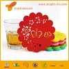 China factory 100% polyester felt anti-slip Cup Coaster, China traditional designed felt back cup coasters