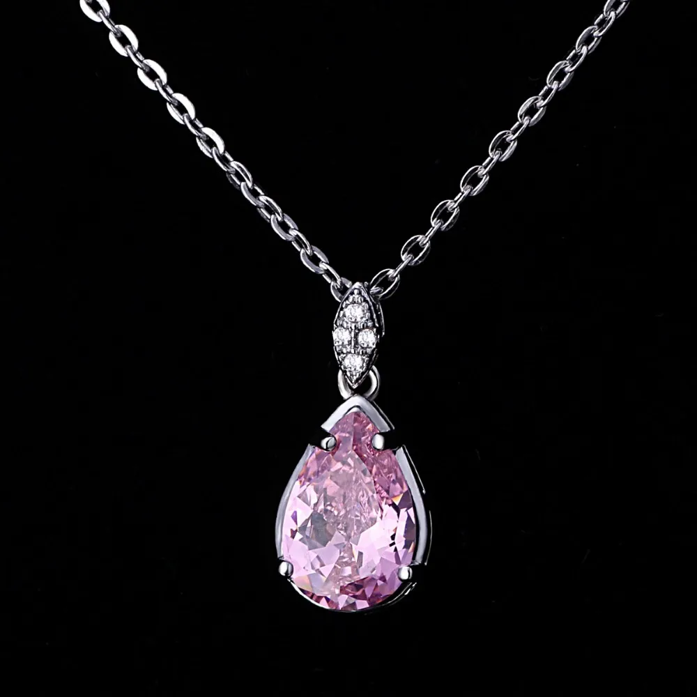 Micro Pave Cz Fancy Necklace Pendant Designs For Girls 925 Silver