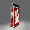 2017 Innovative Types of Waste Bin/Solar Powered Intelligent Waste Container/Waste Basket with LED Adverts Lightbox for Africa