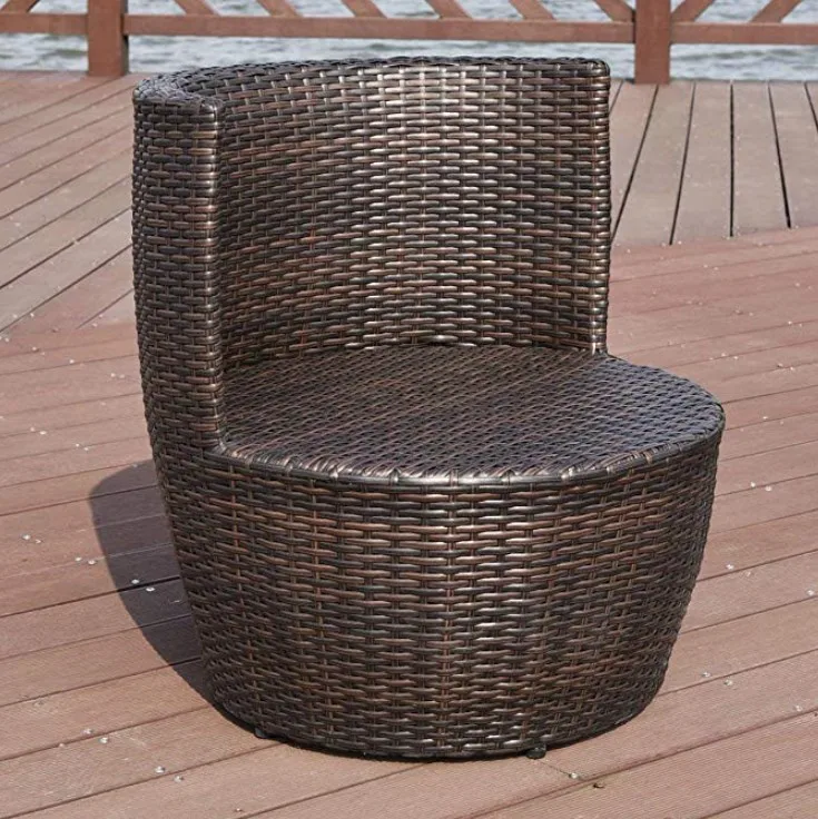 Stackable Rattan Chair And Table/modern Design Space Saving Furniture