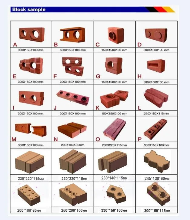 Wt2-25 Compressed Earth Clay Brick Machine/interlocking Block Making ...