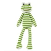 Frog plush knitted toy handmade OEM