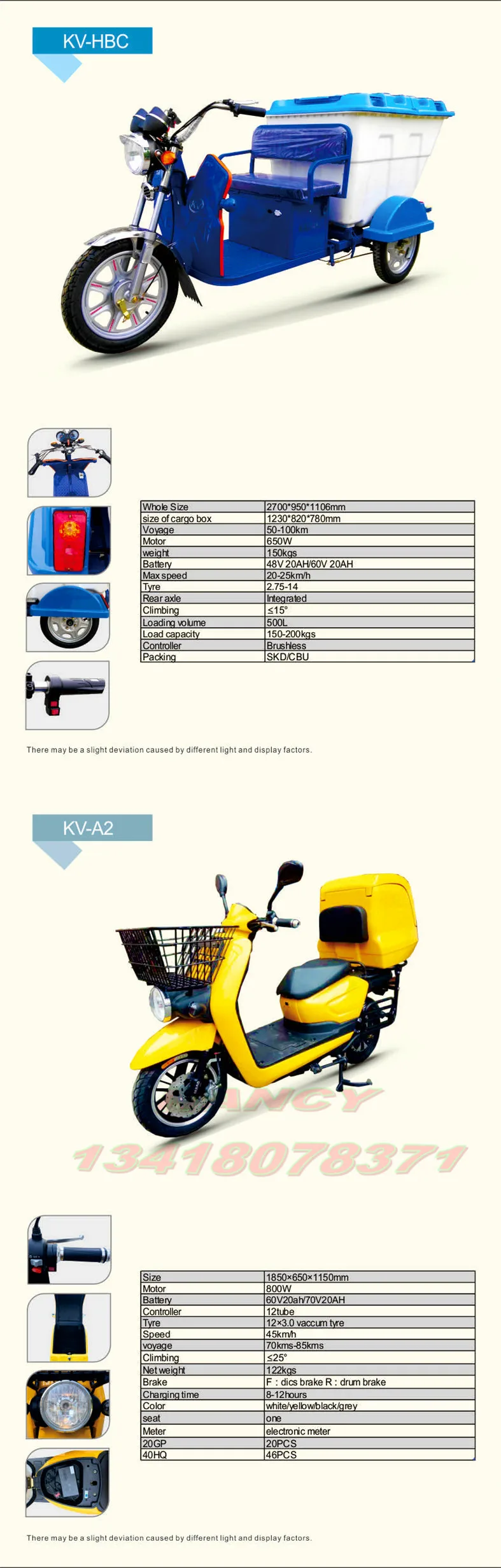900w 60v 20a With Solar Electric Cargo Three Wheels Motorcycle Tricycle
