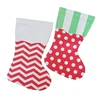 Wholesale Personalized Christmas Stocking Chevron Polka Dot Holiday Garden Flag