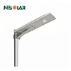 Solar panel 20WP power Bridgelux remote smart Solar Dimmable led street lighting IP65 24 LED street light 15w