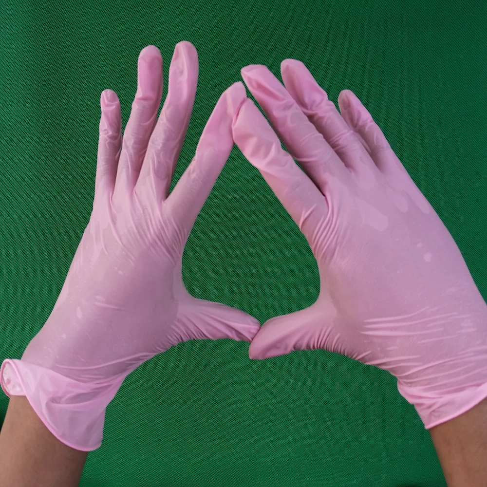 medical disposable vinyl examination gloves with ce
