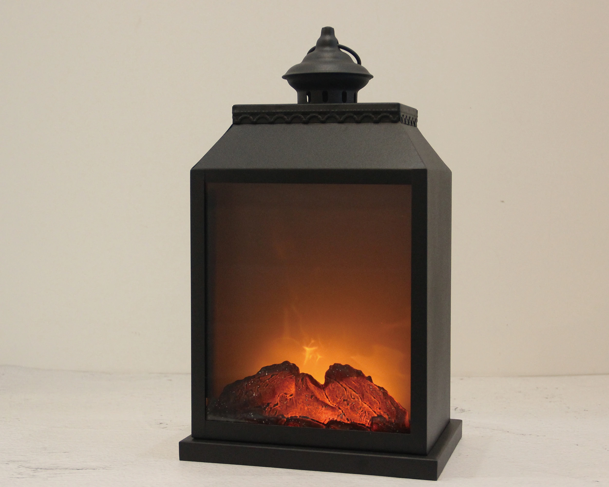 Battery Operated Fireplace Led Lantern,Metal Material Buy Fireplace