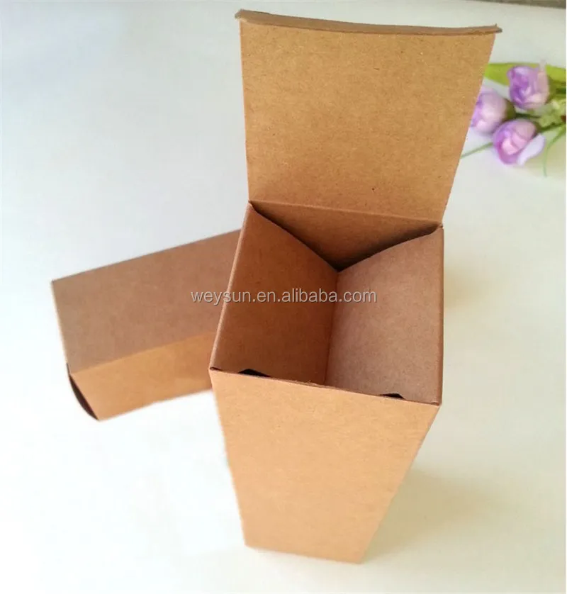 Ukuran 4 8 4 8 12 4 Cm Kraft Kotak Kemasan Untuk 100 Ml
