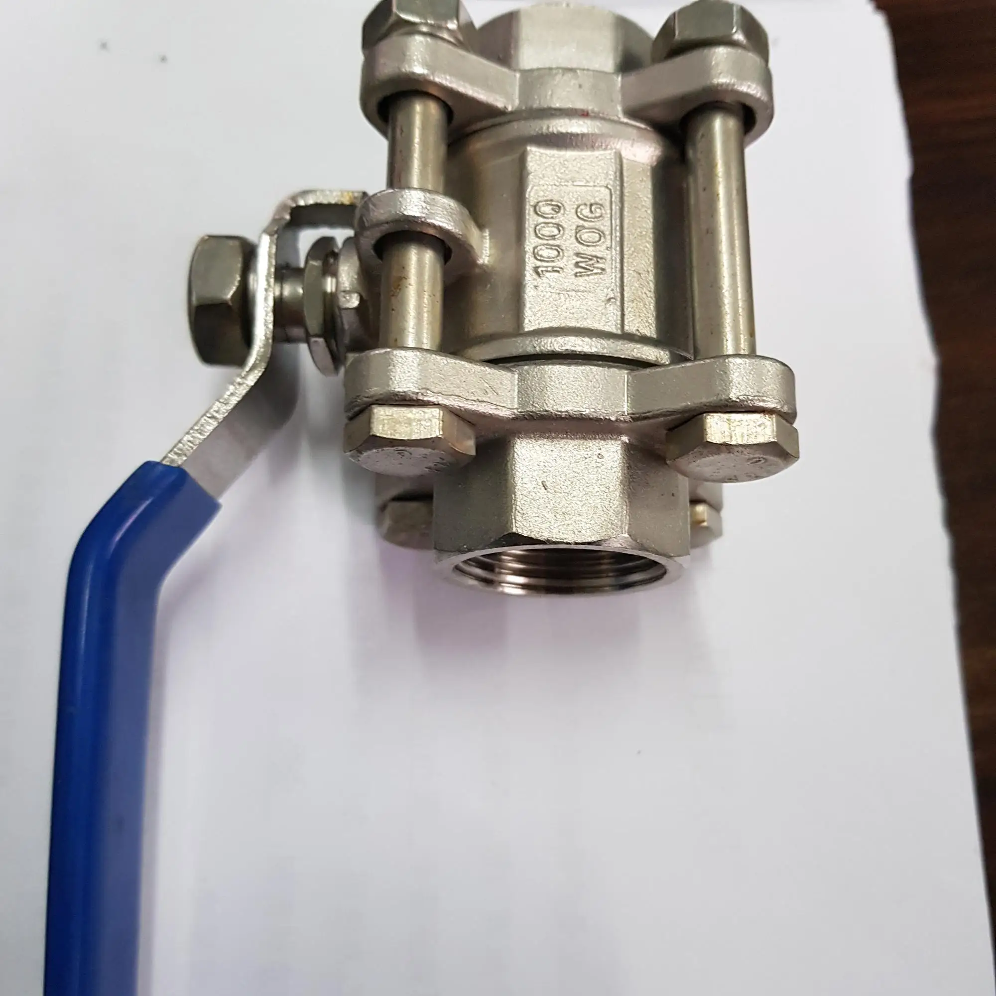 1/4"4"(dn8 Dn100) Female Threaded Stainless Steel 304 316 3pc Ball