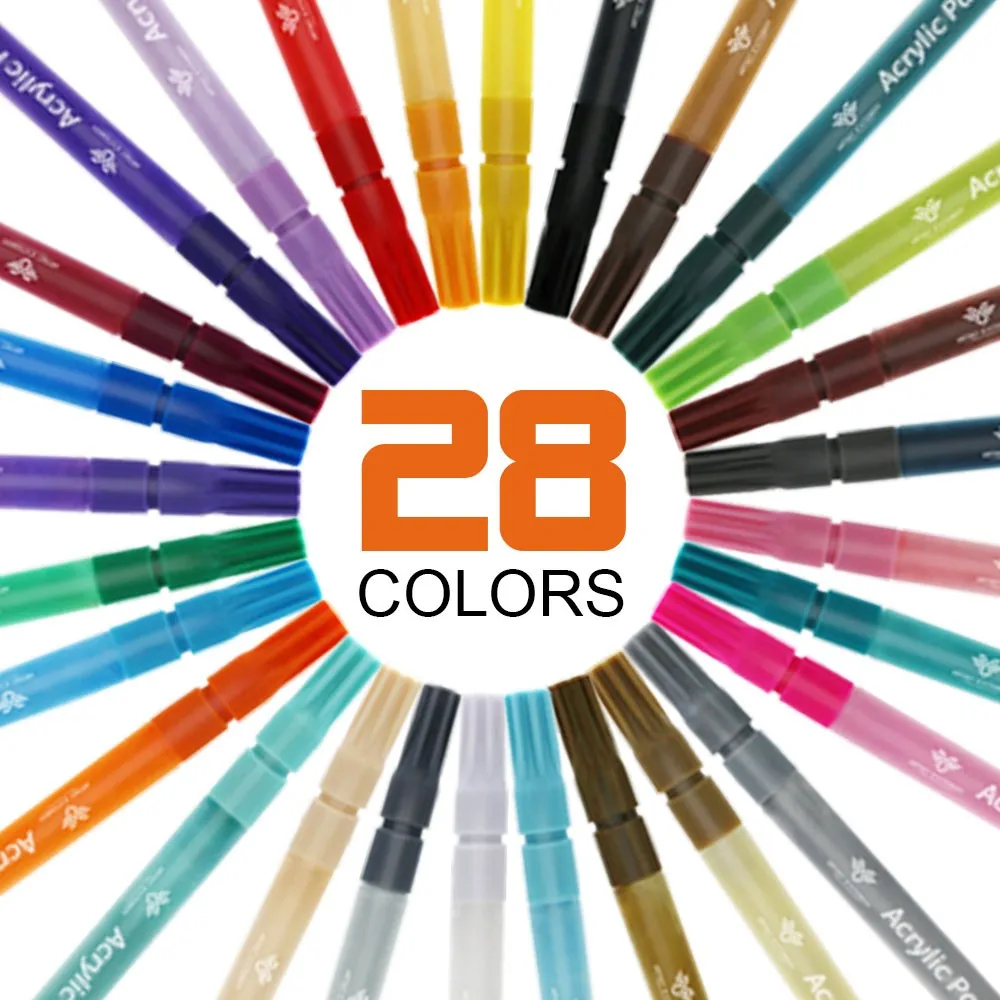Acrylic Paint Markers,Paint Pens For Rock Painting,Stone,Metal,Glass