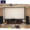 XYSCREENS manufacturer wholesale 80 inch/120inch EC2 WF1 PRO white pvc fabric electric tab-tensioned projection screen
